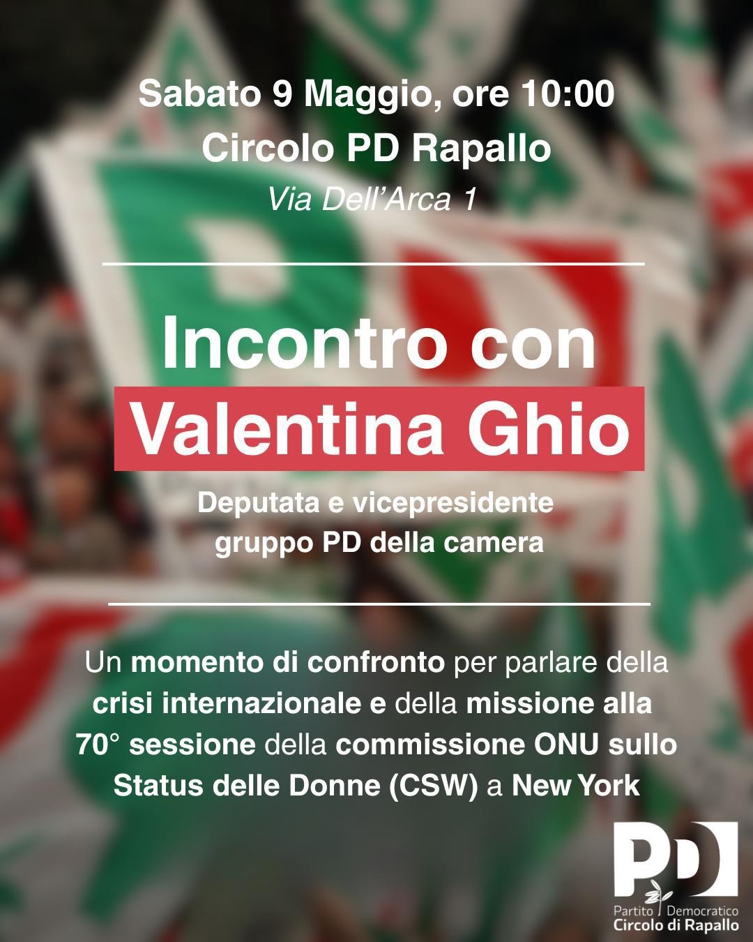 Incontro con Valentina Ghio
